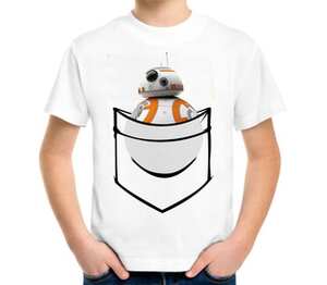 Дроид BB-8 (Звездные Войны) детская футболка с коротким рукавом (цвет: белый)