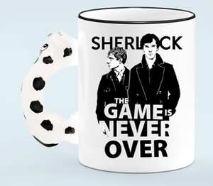 Sherlock The Game Is Never Over Kruzhka S Kantom Cvet Belyj Krasnyj Vse Futbolki Internet Magazin Futbolok Dizajnerskie Futbolki Futbolki The Mountain Yakuza Liquid Blue