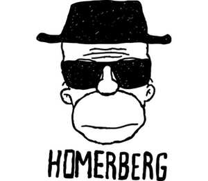 Homerberg женская футболка с коротким рукавом (цвет: белый)