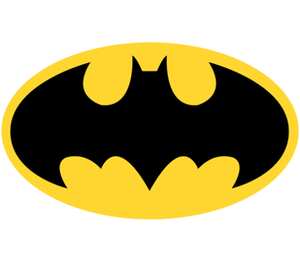 Лого Бэтмена кружка с ложкой в ручке (цвет: белый + оранжевый)