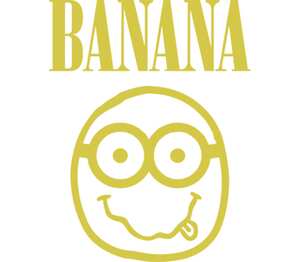 Banana Smile кружка двухцветная (цвет: белый + оранжевый)