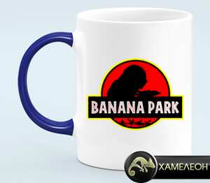 Banana Park кружка хамелеон (цвет: белый + синий)