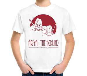 Игра Престолов. Arya The Hound детская футболка с коротким рукавом (цвет: белый)