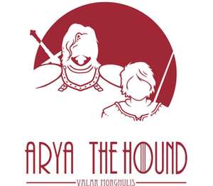 Игра Престолов. Arya The Hound детская футболка с коротким рукавом (цвет: белый)