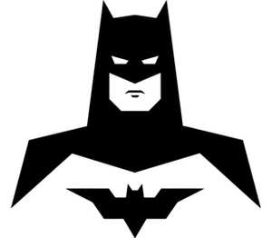 Бэтмен (Batman) женская футболка с коротким рукавом (цвет: белый)