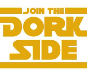 Dork Side (Star Wars) кружка с ложкой в ручке (цвет: белый + розовый)