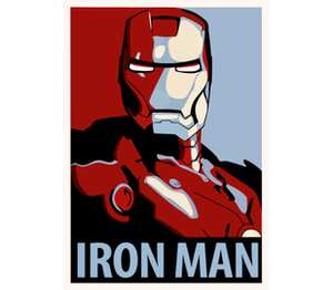 Iron Man (Железный человек) кружка двухцветная (цвет: белый + оранжевый)