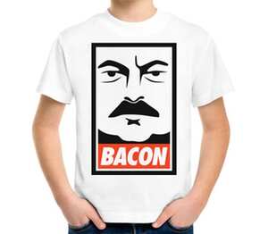 Bacon (Obey) детская футболка с коротким рукавом (цвет: белый)