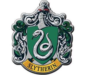 Slytherin Quidditch Team подушка с пайетками (цвет: белый + черный)
