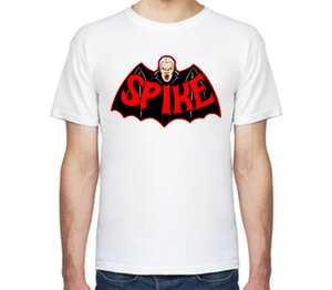 Спайк (Баффи) мужская футболка с коротким рукавом (цвет: белый)