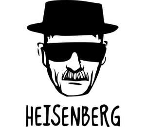 Хайзенберг (Во все тяжкие) мужская футболка с коротким рукавом (цвет: белый)