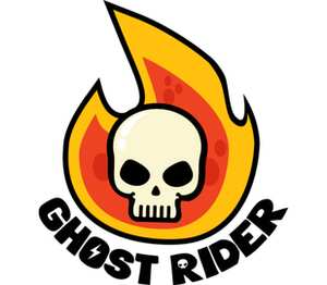 Призрачный гонщик (Ghost Rider) бейсболка (цвет: желтый)