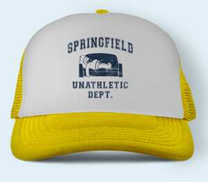 Springfield Unathletic Dept бейсболка (цвет: желтый)