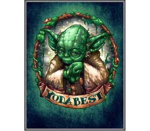 Yoda  Best кружка хамелеон двухцветная (цвет: белый + розовый)