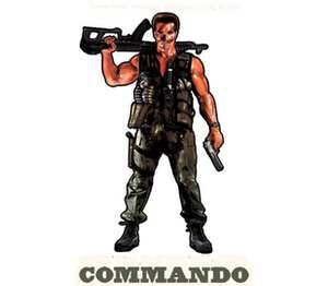 Arnold Schwarzenegger (Commando) мужская футболка с коротким рукавом (цвет: белый)
