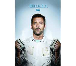 House / Доктор Хуас кружка двухцветная (цвет: белый + синий)