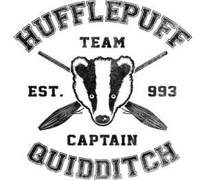 Hufflepuff Quidditch Team кружка с кантом (цвет: белый + зеленый)