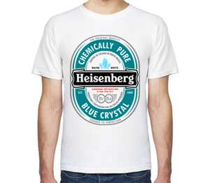 Heisenberg мужская футболка с коротким рукавом (цвет: белый)