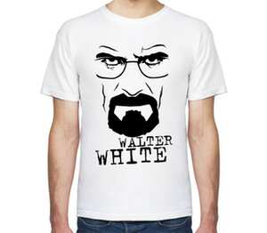 Walter White мужская футболка с коротким рукавом (цвет: белый)
