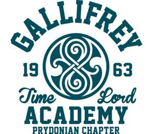 Доктор Кто - Gallifrey Time Lord Academy Prydonian Chapter 1963 мужская футболка с коротким рукавом (цвет: белый)