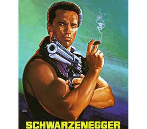 Arnold Schwarzenegger кружка с кантом (цвет: белый + красный)