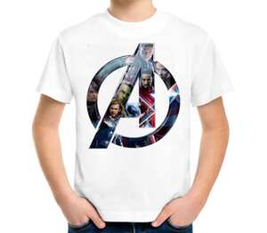Мстители: Эра Альтрона детская футболка с коротким рукавом (цвет: белый)