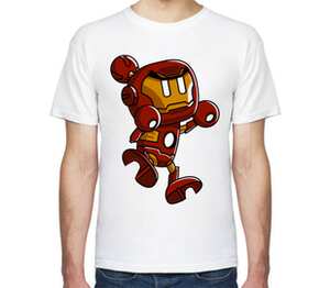 Бомбермэн (Bomberman) мужская футболка с коротким рукавом (цвет: белый)