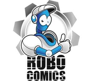 Символ RoboComics  коврик для мыши круглый (цвет: белый)