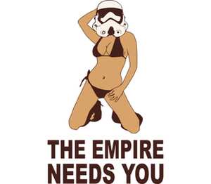 Empire Needs You мужская футболка с коротким рукавом (цвет: белый)