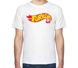 Furiosa (Безумный Макс) мужская футболка с коротким рукавом (цвет: белый)