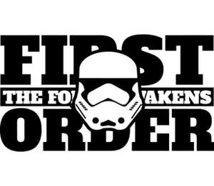 First Order (Star Wars) кухонный фартук (цвет: белый + красный)