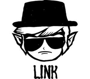 Link Heisenberg слюнявчик (цвет: белый + красный)