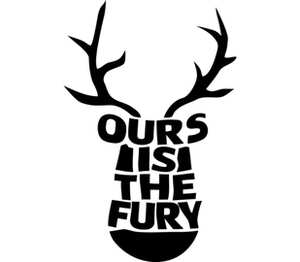 Нам ярость (Ours is the Fury) женская футболка с коротким рукавом (цвет: белый)