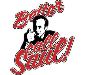 Better Call Saul детская футболка с коротким рукавом (цвет: белый)
