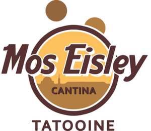 Mos Eisley (Tatooine) мужская футболка с коротким рукавом (цвет: белый)