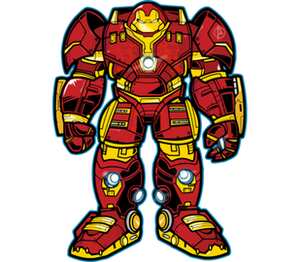 Iron Man x Hulk подушка с пайетками (цвет: белый + сиреневый)
