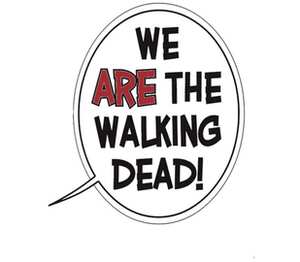 The Walking Dead кружка двухцветная (цвет: белый + черный)