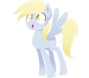 My Little Pony - Дёрпи (Derpy) женская футболка с коротким рукавом (цвет: белый)