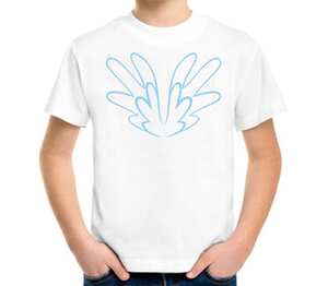 Rainbow Room with wings детская футболка с коротким рукавом (цвет: белый)