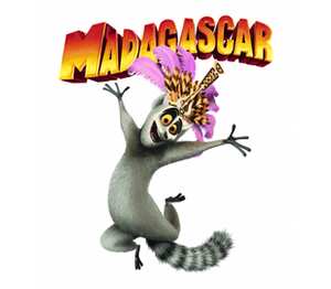 Король лемуров Джулиан, Мадагаскар (Madagascar) кружка двухцветная (цвет: белый + бордовый)