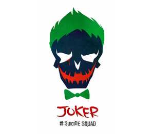 Джокер, Отряд самоубийц (joker, suicide squad) бейсболка (цвет: синий)
