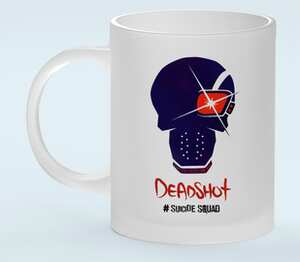 Дэдшот, Отряд самоубийц (Deadshot, suicide squad) кружка матовая (цвет: матовый)