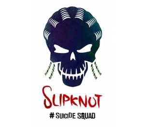 Слип Нот, Отряд самоубийц (Slipknot, suicide squad) кружка с ручкой в виде зайца (цвет: белый + светло-зеленый)