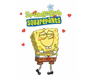Губка Боб квадратные штаны (SpongeBob SquarePants) кружка с кантом (цвет: белый + зеленый)