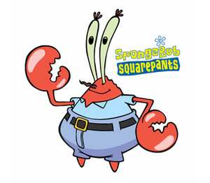 Мистер Крабс - Губка Боб квадратные штаны (SpongeBob SquarePants) кружка с кантом (цвет: белый + красный)