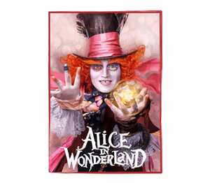 Безумный шляпник - Алиса в стране чудес (Alice in wonderland) кружка двухцветная (цвет: белый + розовый)