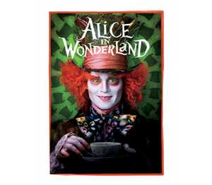 Безумный шляпник - Алиса в стране чудес (Alice in wonderland) бейсболка (цвет: черный)