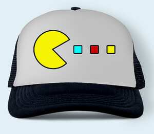 Pac-Man бейсболка (цвет: черный)