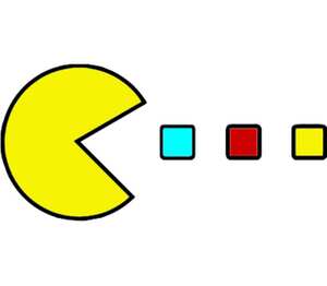 Pac-Man бейсболка (цвет: черный)