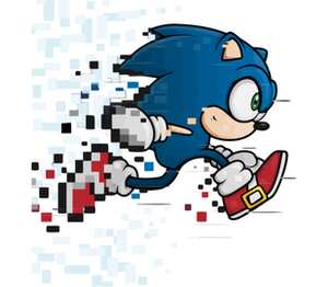 Соник (Sonic) кружка хамелеон двухцветная (цвет: белый + красный)
